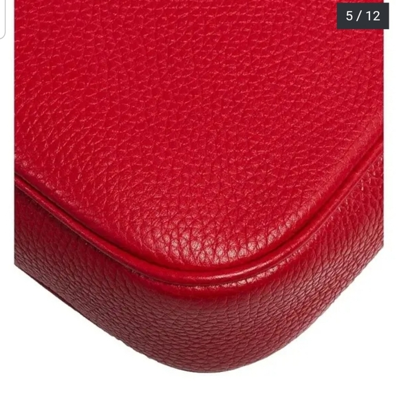 Gucci Soho Disco GG Red Tassel Chain Crossbody Bag - Picture 8 of 16